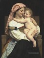 Femme de Cervara et Son Enfant 1861 Realismus William Adolphe Bouguereau